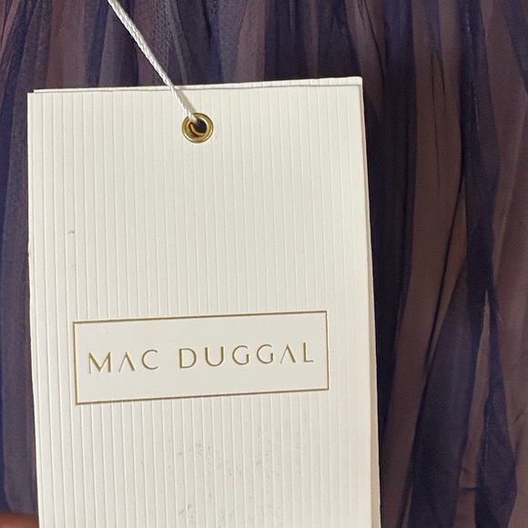 Mac Duggal Ombre Tulle Prom Dress NWT Size 2 - Picture 4 of 10